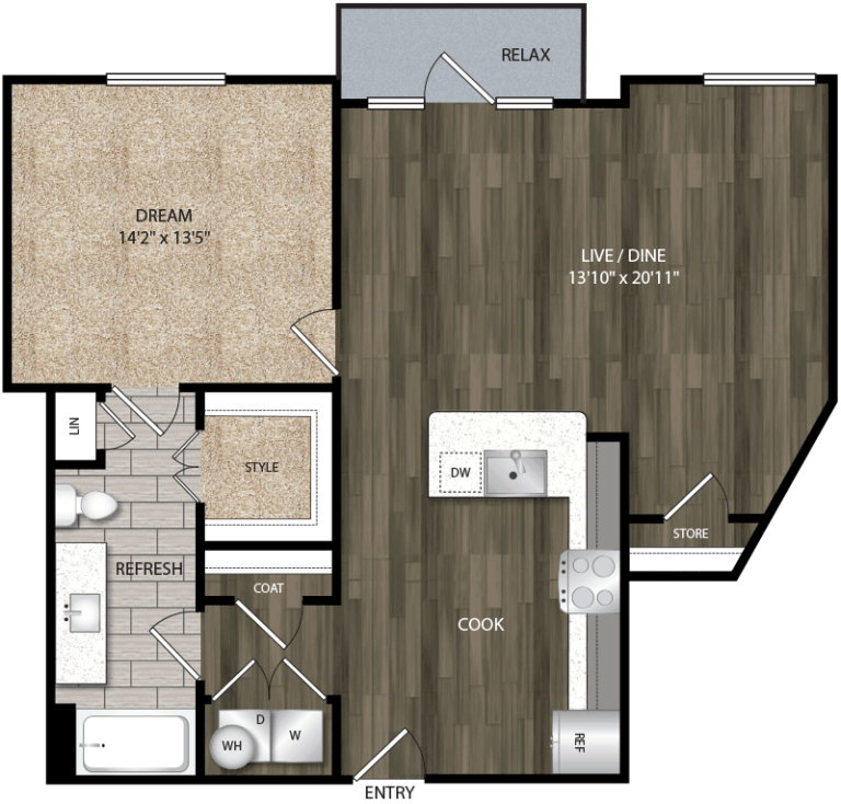 Floor Plans Bell Cityline Apartments & Townhomes